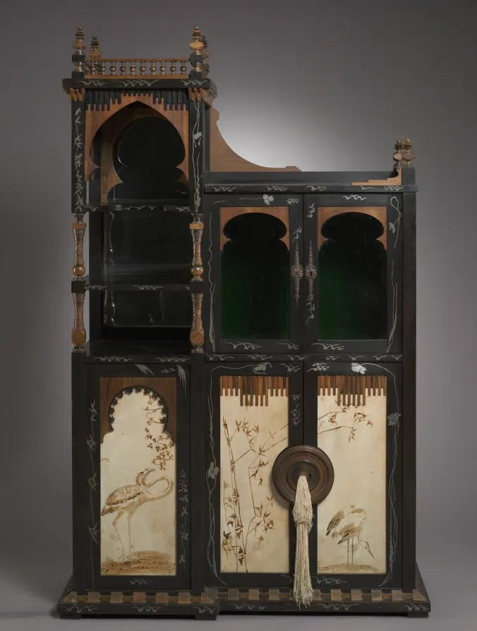 Cabinet à incrustations, Milan, vers 1895