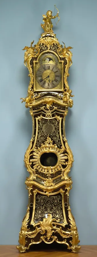 Régulateur en marqueterie Boulle de Jean-Pierre Latz, mouvement de Stollewerck, Paris, 1744