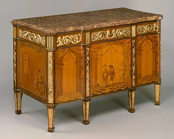Commode à vantaux, Neuwied, vers 1775-1779
