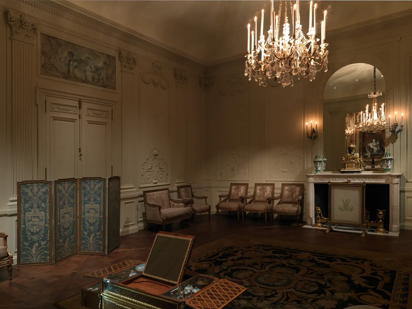Boiserie de l’hôtel de Lauzun, Paris, vers 1770